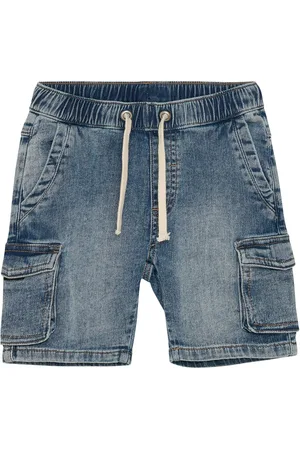 Minymo Shorts Sweat Denim Bottoms Shorts Blue