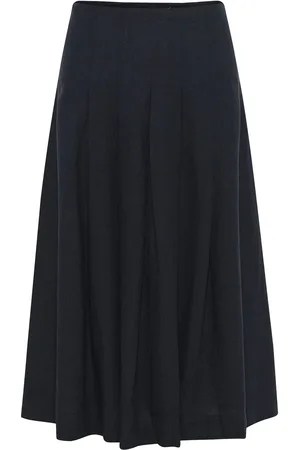 INWEAR Sannieiw Skirt Skirts Maxi Skirts Navy