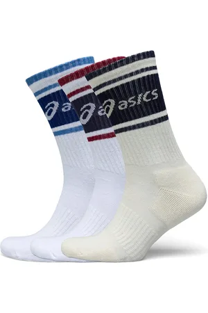 Asics 3 Pack Logo Crew Sock Sport Socks Regular Socks Multi/patterned