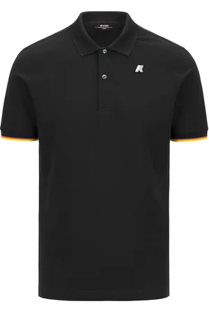 K-Way Vincent Pique Tops Polos Short-sleeved Black