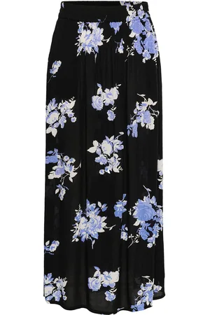 Kaffe Kaedita Amber Skirt Skirts Maxi Skirts Black
