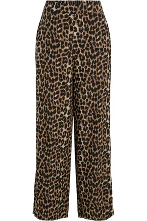VILA Viliopana Lio Hw Wide Pants Bottoms Trousers Wide Leg Brown