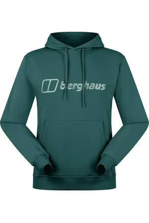Berghaus Bg M Logo Hoody Light Sport Men Sport Clothing Sport Sweat-shirts & Hoodies Sport Hoodies Green