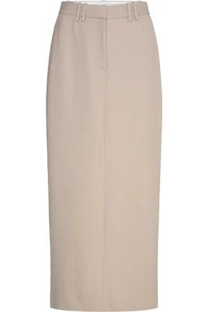 Reiss Brittany Skirts Knee-length & Midi Skirts Beige