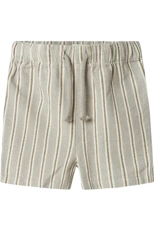 Lil Atelier Nmmfrede Stripe Loose Shorts Lil Bottoms Shorts Beige