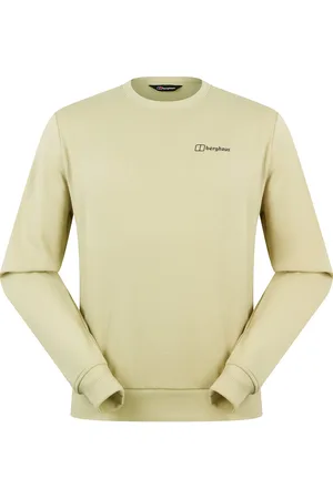 Berghaus Bg M Logo Crew Light Sport Men Sport Clothing Sport Sweat-shirts & Hoodies Sport Sweat-shirts Cream