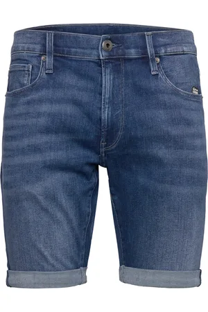 G-Star 3301 Slim Short Bottoms Shorts Denim Blue
