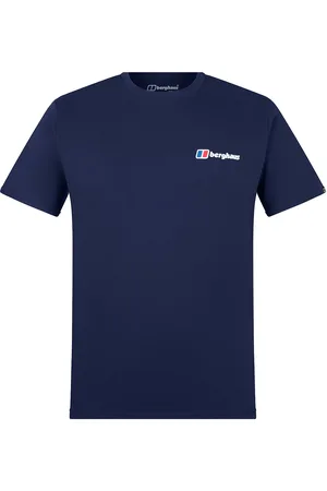 Berghaus Bg M Front & Back Tee Sport Men Men Sports Clothes Sport Tops Sport T-shirts Navy