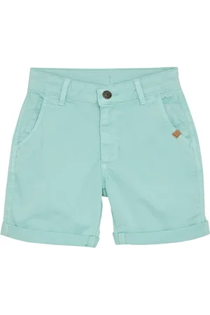 Minymo Shorts Twill Bottoms Shorts Blue
