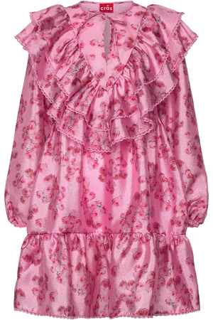Crās Salviecras Dress Lyhyt Mekko Pink