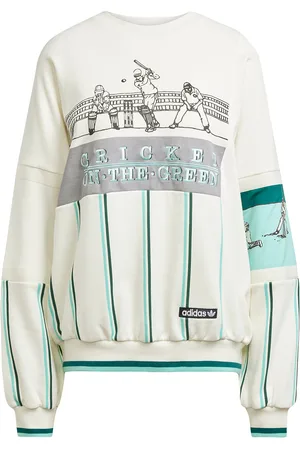 adidas Graphic Crew Sport Women Sport Clothing Sport Sweat-shirts & Hoodies Sport Sweat-shirts White