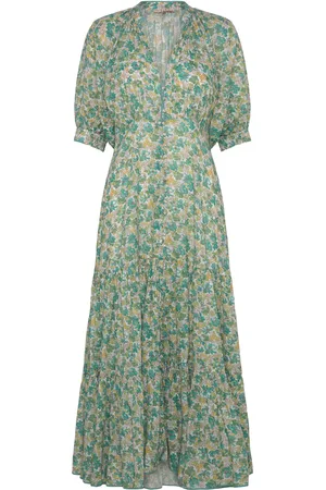 by Ti Mo Cotton Party Maxi Dress Designers Maxi Dress Green