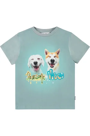Molo Rame Tops T-shirts Short-sleeved Blue