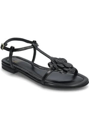 Billi Bi Sandals Shoes Sandals Flat Sandals Black