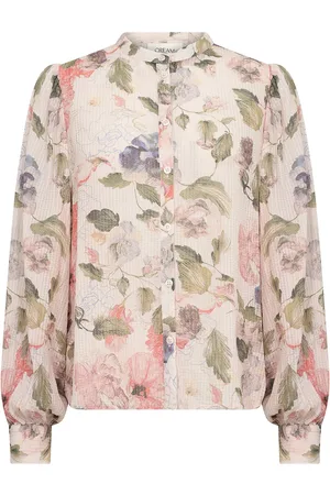 Cream Crhailey Shirt Tops Blouses Long-sleeved Pink