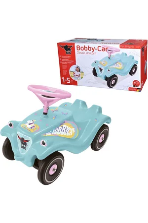 BIG Bobby Car Classic Unicorn Toys Ride On Toys Blue