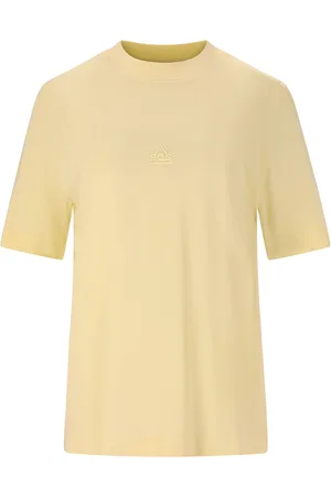SOS Semeru W Ss Tee Sport Women Sport Clothing Sports Tops & T-shirts Sport T-shirts Yellow