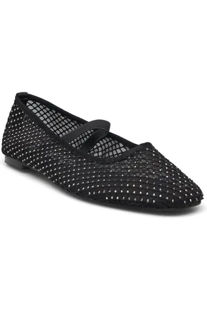 Bianco Bialilja Mesh Ballerina Ballerinat Black