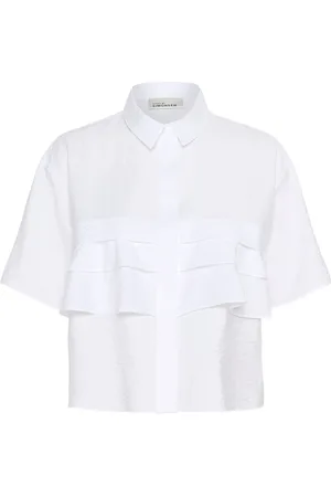 Karen by Simonsen Kbute Blouse Tops Blouses Short-sleeved White