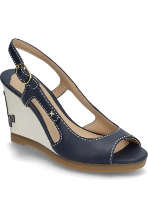 Ralph Lauren Roni Nappa Leather Sandal Korolliset Sandaalit Navy