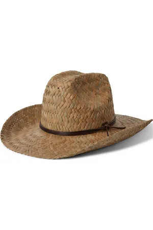 Brixton Houston Ii Straw Cowboy Accessories Headwear Straw Hats Beige