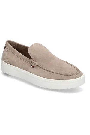Tommy Hilfiger Modern Light Hybrid Suede Loafer Loaferit Matalat Kengät Beige