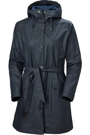 Helly Hansen W Kirkwall Ii Raincoat Sport Rainwear Rain Coats Navy