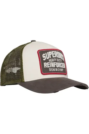 Superdry Mesh Trucker Cap Accessories Headwear Caps Green
