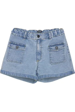 Indian Blue Jeans Denim Cargo Shorts Blue Bottoms Cargo Pants Blue