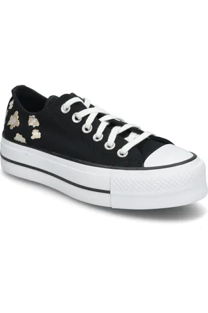Converse Ctas Lift Ox Black/Coastal Dune/White Sport Sneakers Low-top Sneakers Black