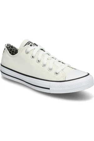 Converse Ctas Ox Egret/Black/Coastal Dune Sport Sport Shoes Sport Sneakers Sport Low Top Sneakers White
