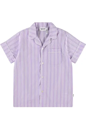 Molo Rara Tops Shirts Short-sleeved Shirts Purple