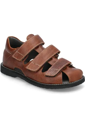 ANGULUS Sandals - Flat - Closed Toe Shoes Summer Shoes Sandals Brown