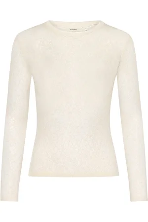 INWEAR Averyiw Blouse Tops Shirts Long-sleeved Cream