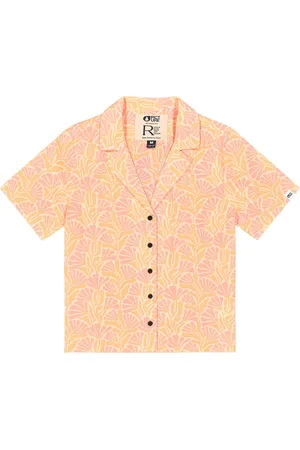 Picture Organic Clothing Kintha Printed Shirt Sport Women Sport Clothing Sports Tops & T-shirts Sport Shirts Orange
