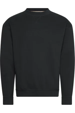 HUGO BOSS David Sweatshirt Tops Sweat-shirts & Hoodies Sweat-shirts Black