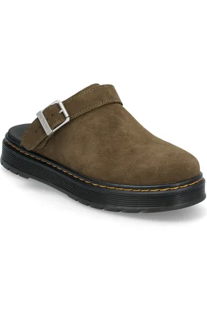 Dr. Martens Brookline Mule Black Bronx Suede Designers Mules & Clogs Brown