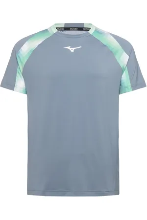 Mizuno Frontier Shadow Tee Sport Men Sports Clothes Sport Tops Sport T-shirts Grey