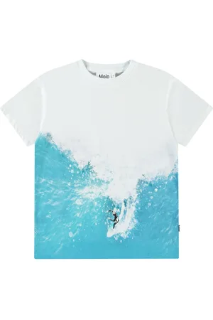 Molo Riley Tops T-shirts Sleeveless Blue
