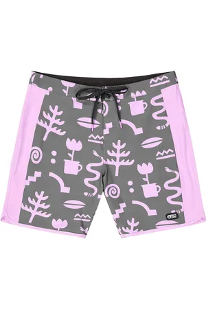 Picture Organic Clothing Andy 17 Printed Brds Sport Men Sport Clothing Sport Swimwear Sport Swim Shorts Pink