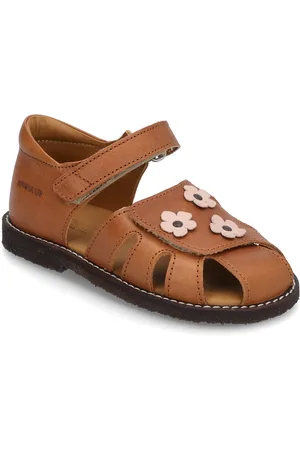 ANGULUS Sandals - Flat - Closed Toe Shoes Summer Shoes Sandals Brown