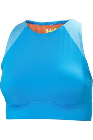 Helly Hansen W Hp Cropped Top Sport Women Sport Clothing Sports Tops & T-shirts Sport Crop Tops Sport Sleeveless Crop Tops Blue