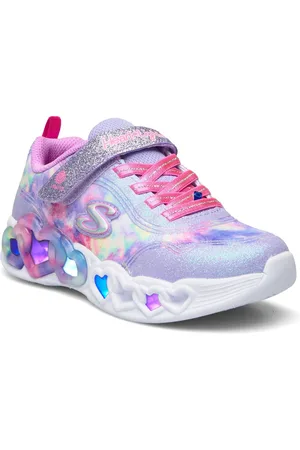Skechers Girls Infinite Heart Lights Matalavartiset Sneakerit Tennarit Multi/patterned