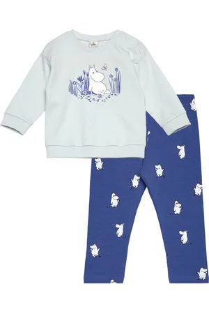Lindex Set Sweatshirt Leggings Moomin Pyjamasetti Pyjama Multi/patterned