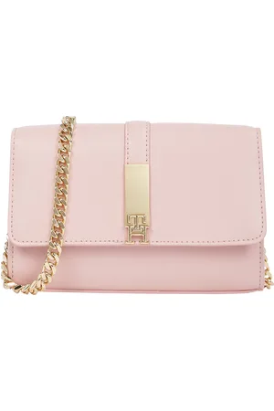 Tommy Hilfiger Th Heritage Mini Crossover Chain Bags Crossbody Bags Pink