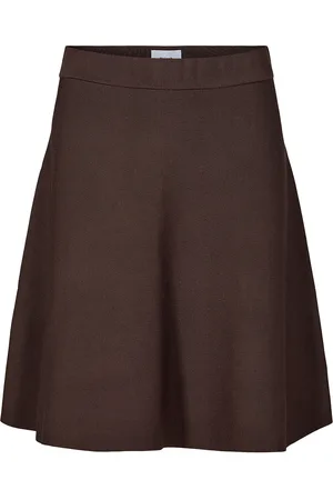 Numph Nulillypilly Skirt Lyhyt Hame Brown