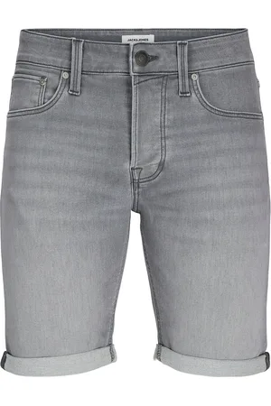JACK & JONES Jjirick Jjicon I.k. Shorts Ge 063 Sn Bottoms Shorts Denim Grey Jack & J S