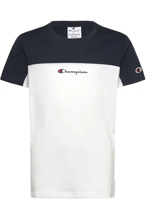Champion Ss Tee Tops T-shirts Short-sleeved White