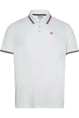 MUSTO M Evo Pro Lite Ss Polo 2.0 Sport Sport Clothing Sport Tops Sport Polos Sport Short-sleeved Polos White