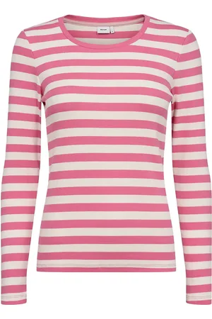 Numph Numixie Ls T-Shirt - Gots Tops T-shirts & Tops Long-sleeved Pink